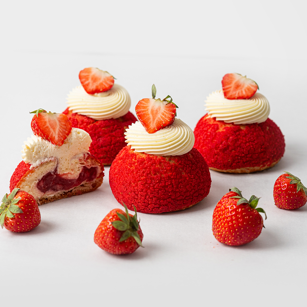 Maxi Choux Vanille Fraises